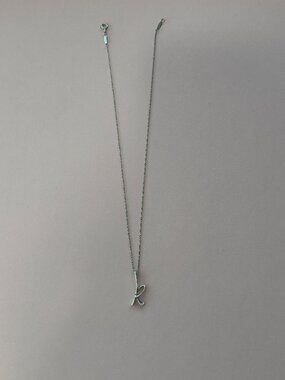 Tiffany & Co Elsa Peretti Initial "k" Necklace